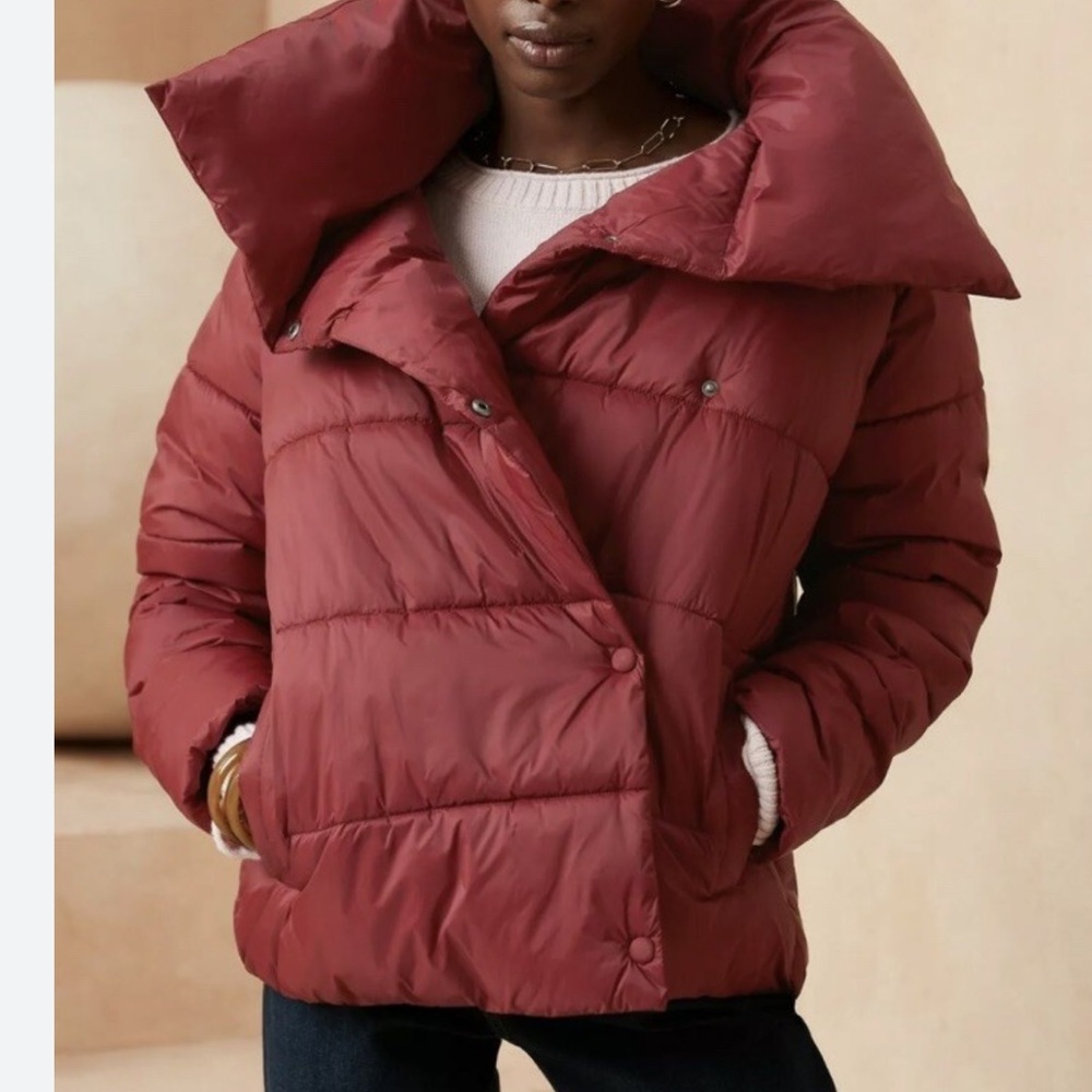 Funnel Neck Puffer Jacket